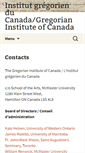Mobile Screenshot of gregorian.ca